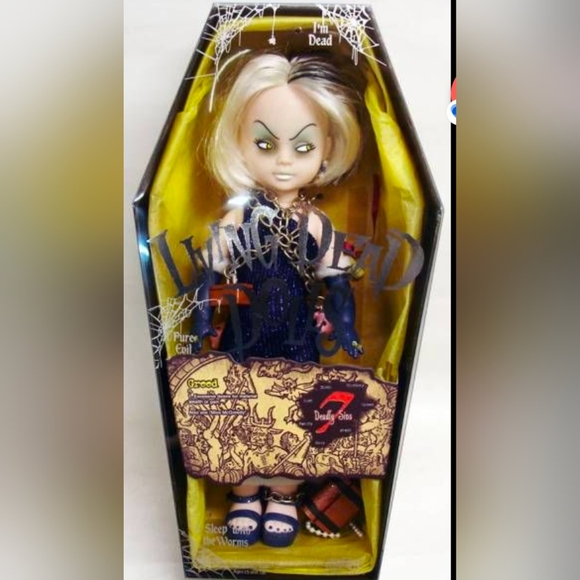 Living Dead Dolls 7 Deadly Sins Greed NIB Sealed Mint - Picture 2 of 11